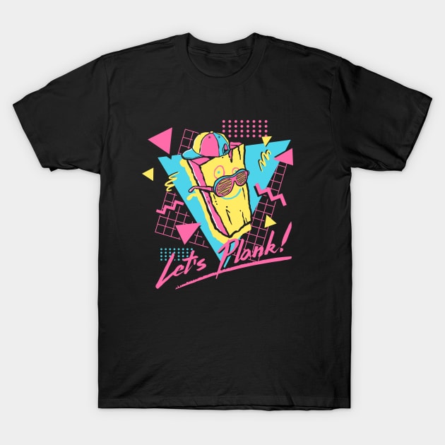 Let's Plank v2 T-Shirt by demonigote